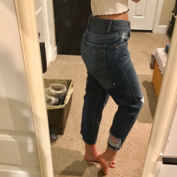 Straight legged cropped jeans - Picture 2 of 4
